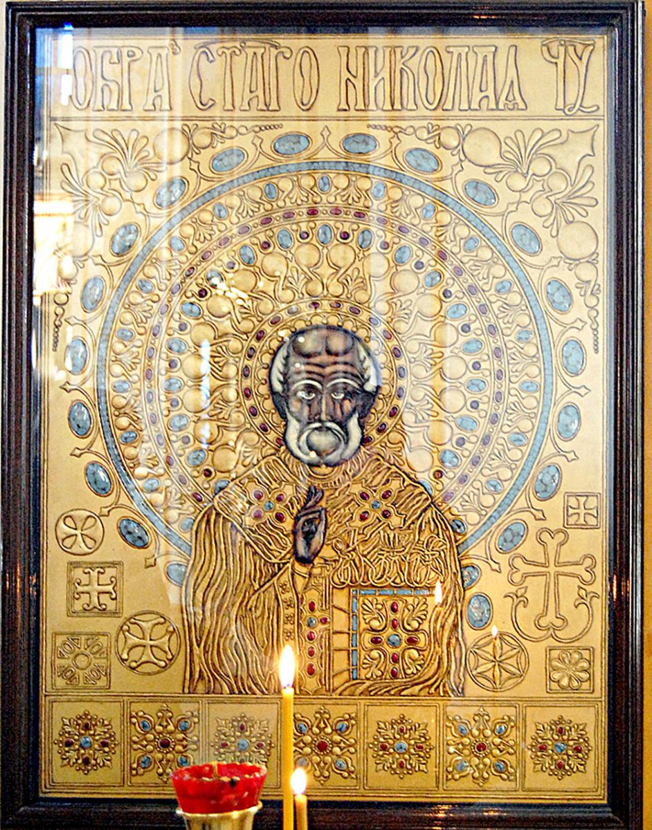 Икона николая чудотворца в храме