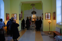 В новом храме Зеленодольского подворья Раифского монастыря - просторно и светло