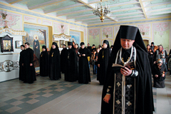 Раифский монастырь в дни великого поста. Читается канон св. Андрея Критского