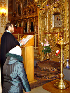Молебен пред Грузинской иконой Божией Матери в Раифском монастыре. Фото игумена Филарета