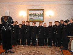 Концерт Архиерейского хора в Детском корпусе Раифского монастыря