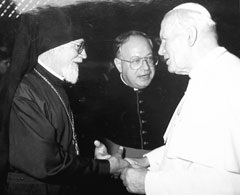 Игумен Филарет и Иоанн Павел II