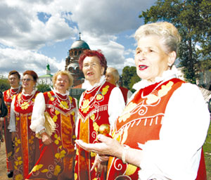 Праздник русского фольклора на острове Свияжск. Фото Марата Хаялутдинова
