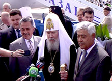 Встреча Патриарха Московского и всея Руси Алексия II на Казанскую землю 20 июля 2005 г. Фото Нонны Покровской