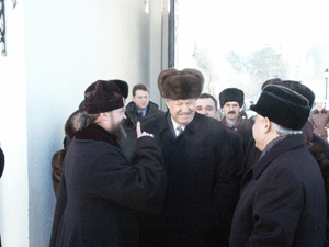 Борис Ельцин в Раифском монастыре