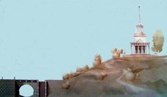 Эскизы выполнены персональной  творческой  мастерской «РАФАРХ».  Архитектор Р.В. Билалов. Фото с сайта http://rmost.narod.ru