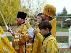 В престольный праздник Большеключинского подворья. Фото Дмитрия Катаргина