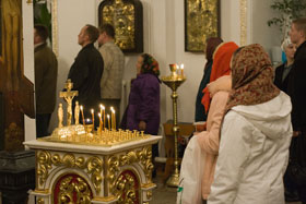 В Троицком соборе Раифской обители. Фото Дениса Домбровского