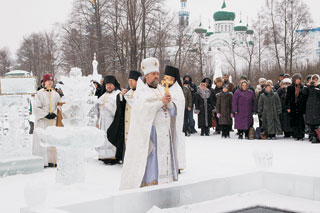 Великое водосвятие. Крещение, 19 января 2009 г. Фото Марии Зверевой