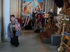 Читается канон св. Андрея Критского... Фото Дмитрия Катаргина
