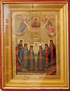 Преподобные мученики Раифские. Икона, XX век